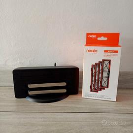 Base ricarica robot Neato + panni di pulizia