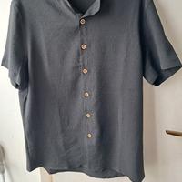 Camicie coreane maniche corte uomo