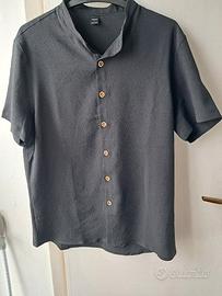 Camicie coreane maniche corte uomo