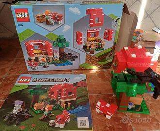 Lego minecraft La casa dei funghi 21179