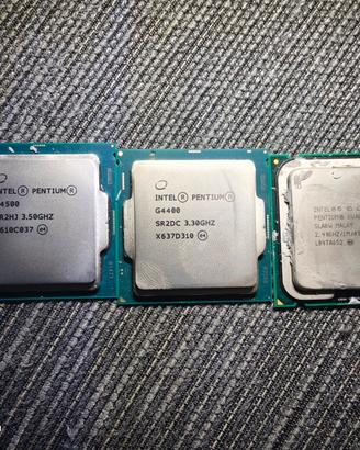Stock 3 CPU Intel Pentium G4500 - G4400 - E2220