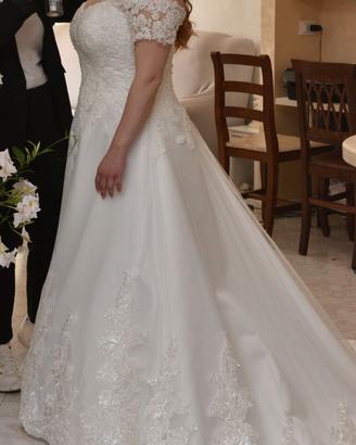 Abito da sposa bianco taglia 48