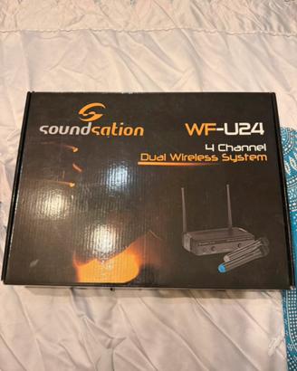 Microfoni wireless Soundsation WF-U24