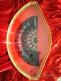 Ventaglio di seta incorniciato 