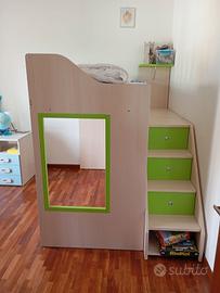 letto soppalco moretti 