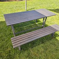 Panca tavolo e sedia