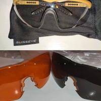 Occhiali SwissEye Raptor Pro con panni antifog