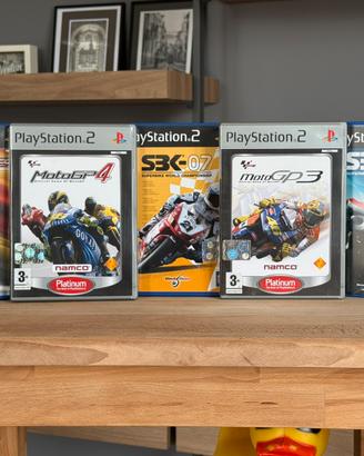 Lotto 5 Giochi PS2 PlayStation 2 Moto /MotoGP /SBK