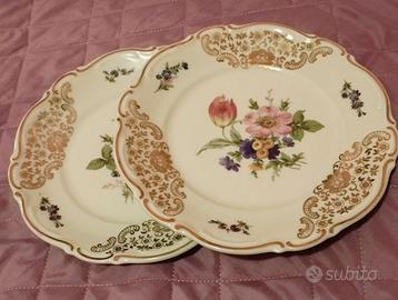 2 Piatti in Porcellana Mitterteich Bavaria