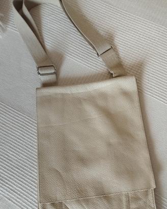 borsa tracolla vera pelle 