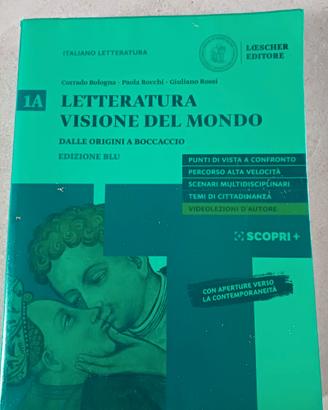 1A letteratura visione del mondo , dalle origini a