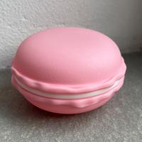 Porta gioielli macaron rosa e bianco 10 cm