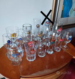 Set 15 bicchieri di vari brand