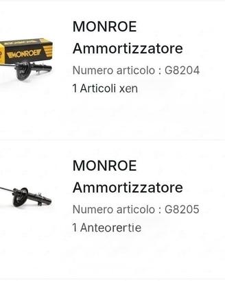 ammortizzatore autovettura