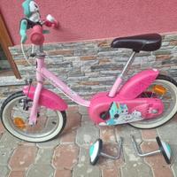 Bici bambina 14 con rotelle