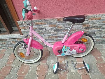 Bici bambina 14 con rotelle