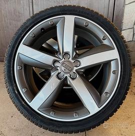 4 CERCHI 17" ORIGINALI AUDI A1  GOMMATI  INVERNALI