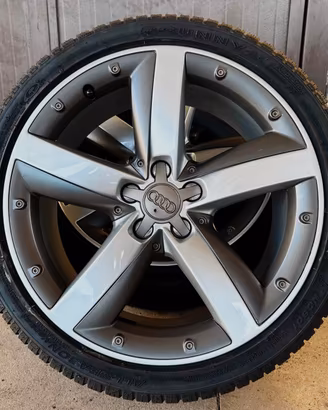 4 CERCHI 17" ORIGINALI AUDI A1  GOMMATI  INVERNALI