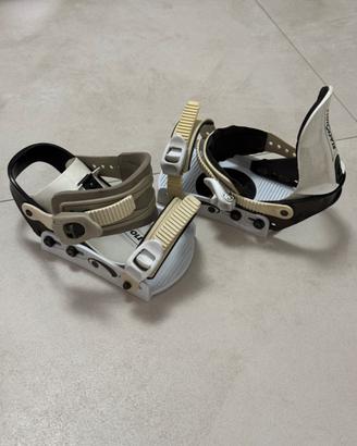 Attacchi snowboard vintage black hole