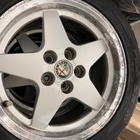 Cerchi lega fondmetal 15 pollici alfa romeo
