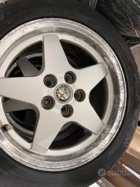Cerchi lega fondmetal 15 pollici alfa romeo