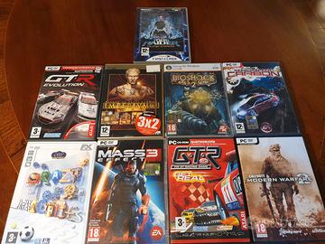 Lotto 9 videogiochi PC