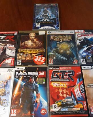 Lotto 9 videogiochi PC