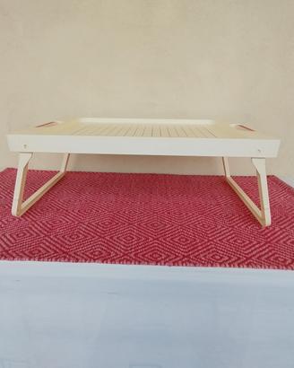 Tavolino da letto pieghevole in plastica rigida 