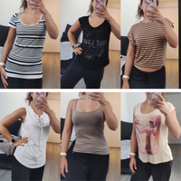 Magliette/canotte/top casual - Taglia S/M donna