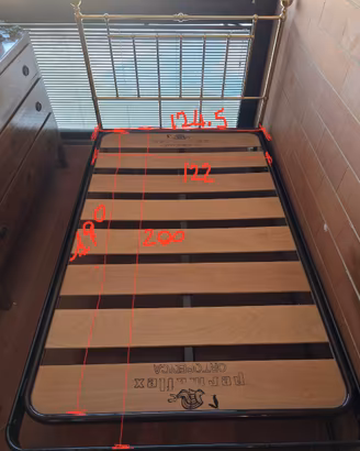 LETTO DA UNA PIAZZA E MEZZA