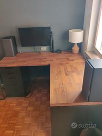 scrivania angolare ikea