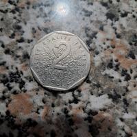 Moneta da 2 Franchi - Repubblica Francese - 1981