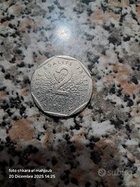 Moneta da 2 Franchi - Repubblica Francese - 1981