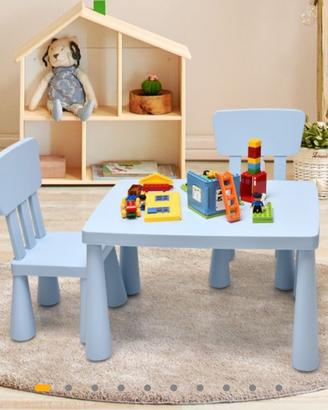 IKEA MAMMUT set tavolo sedie e sgabelli