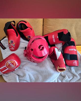 Attrezzatura completa Taekwondo ragazzo 8 -13 anni