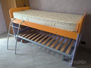 Letto semicastello con letto estraibile+1 materass