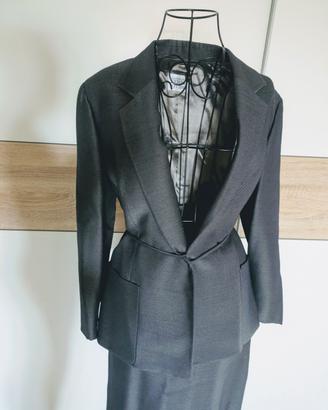 tailleur Ferrè grigio acetato,M Nuovo s