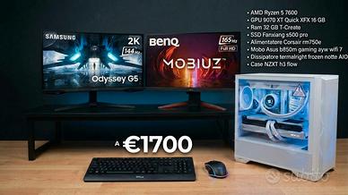 PC Gaming+ 2 Monitor+ Periferiche