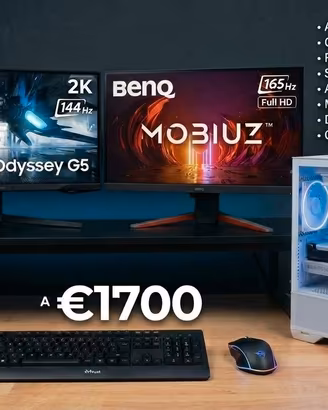 PC Gaming+ 2 Monitor+ Periferiche