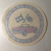 Adesivo per 124 spider Fiat