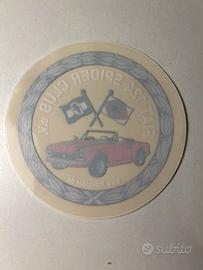 Adesivo per 124 spider Fiat