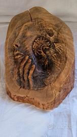 scultura in legno 