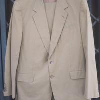 Beltrami Tailleur Blazer uomo tg 52 puro cotone
