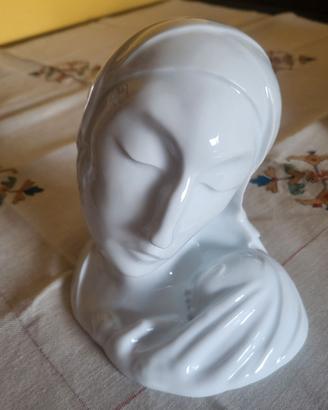 Statua busto "Donna con bambino" Rosenthal Zoelch