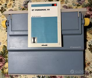 Macchina da scrivere Olivetti ET PERSONAL 55