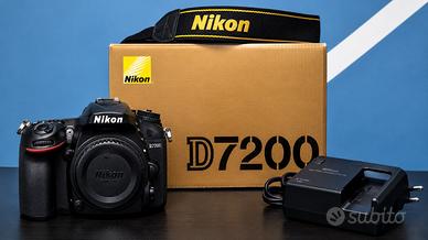 Nikon D7200 + SD 128 GB