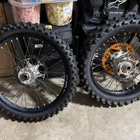 Ruote per motocross complete KTM Husqvarna GAS GAS