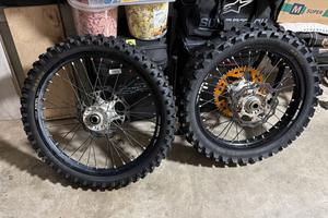 Ruote per motocross complete KTM Husqvarna GAS GAS