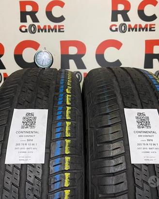 2 GOMME USATE 205/70R15 96 T CONTINENTAL - 4 STG