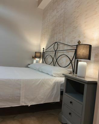 Testata letto matrimoniale in ferro battuto